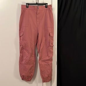 Wild Fable Women's Pink Cargo Pants Trousers — Size XL